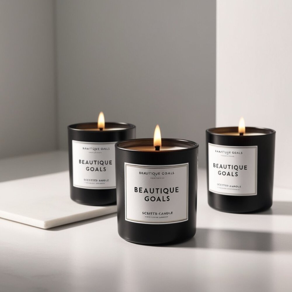 Beautique Goals Scented Candles - Floral, Fruity, Buttercream